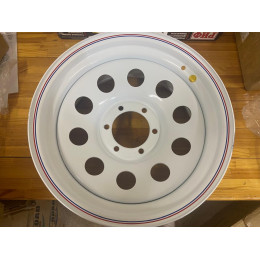 Диск усиленный Тойота Ниссан стальной белый 6x139,7 8xR17 d110 ET-10 (уценка)