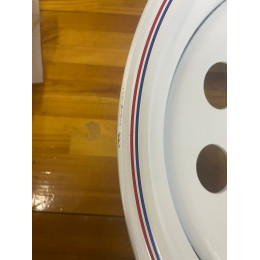 Диск усиленный Тойота Ниссан стальной белый 6x139,7 8xR17 d110 ET-10 (уценка)