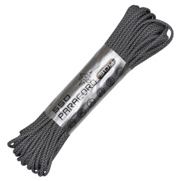 Паракорд 550 CORD nylon 30м SuperReflective (black snake)