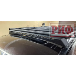 Багажник экспедиционный (платформа) алюминиевый РИФ 1300x2080 мм для Nissan Patrol Y62 (с крепежом)