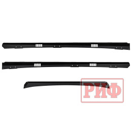 Багажник экспедиционный (платформа) алюминиевый РИФ 1300x2080 мм для Nissan Patrol Y62 (с крепежом)