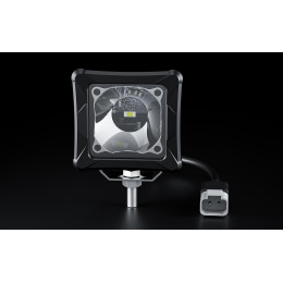 Светодиодные фары дальнего света AURORA 76x76 мм 30W с RGB подсветкой