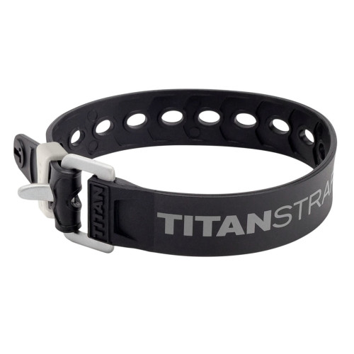 Ремень крепёжный TitanStraps Super Straps черный L = 36 см (Dmax = 9,5 см, Dmin = 3,2 см)