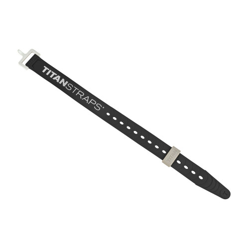 Ремень крепёжный TitanStraps Super Straps черный L = 36 см (Dmax = 9,5 см, Dmin = 3,2 см)