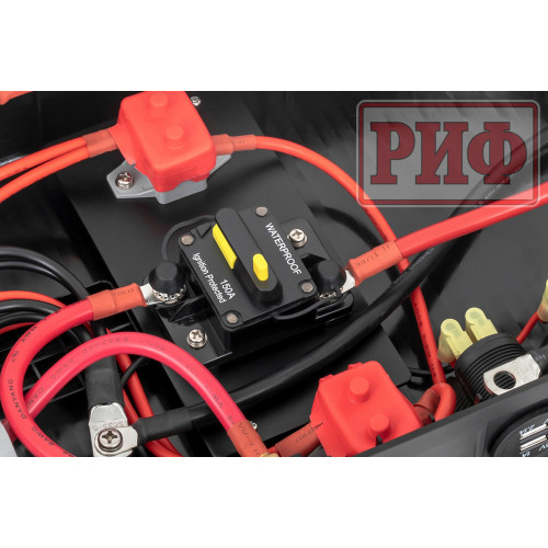 Бокс аккумуляторный 2xUSB, 2x12В, вольтметр с индикацией 420х250х330