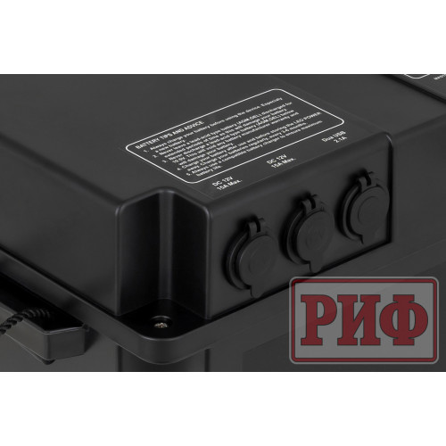 Бокс аккумуляторный 2xUSB, 2x12В, вольтметр с индикацией 420х250х330