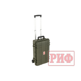 Кейс защитный ударопрочный РИФ 530х355х255 мм на колесах с телескопической ручкой IP67 (Хаки)