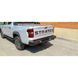 Бампер РИФ силовой задний Changan Hunter Plus с квадратом под фаркоп и фонарями