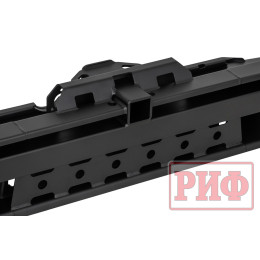 Бампер РИФ силовой задний Changan Hunter Plus с квадратом под фаркоп и фонарями