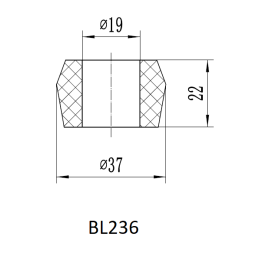 Втулка амортизатора РИФ SA236 (с маркировкой 1)
