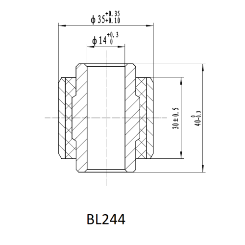 Втулка амортизатора РИФ SA244 (с маркировкой 1)