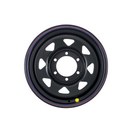 Диск усиленный стальной черный 6x139,7 8xR16 d110 ET+30 (треугольник мелкий)