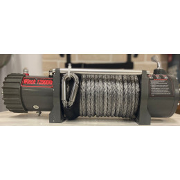 Лебёдка электрическая 12V Electric Winch 12000 lbs 5443 кг (влагозащищенная, синтетический трос)