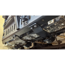 Фаркоп РИФ передний (переходник) для съёмной лебёдки с защитой радиатора на ГАЗ Соболь NN