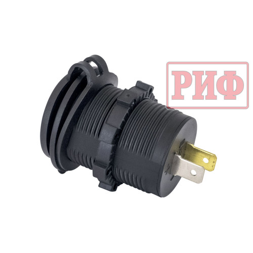 Розетка USB QC 3.0 с вольтметром,  34x37х54