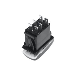 Переключатель ВКЛ/ВКЛ/ВЫКЛ, белый, КОМБО СВЕТ