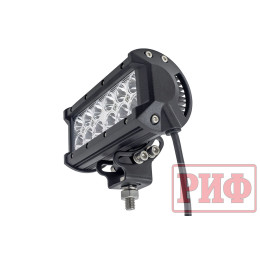 Светодиодная фара дальнего света РИФ 167 мм 36W LED