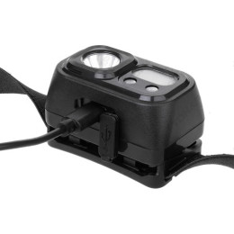 Фонарь налобный NISUS сенсорный 200 LM, IP44, USB