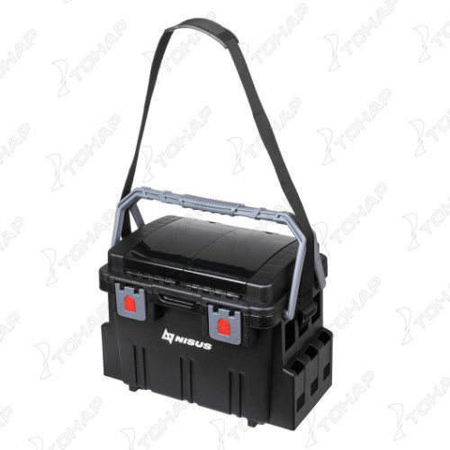 Ящик форелевый NISUS 44x30x33 см, черный
