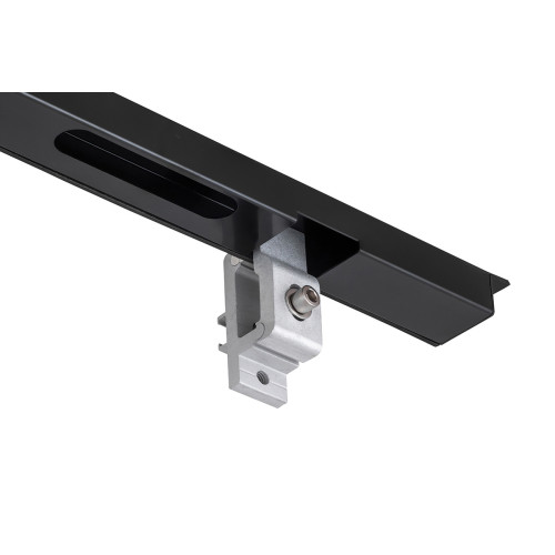 Крышка кузова РИФ для Mitsubishi L200 2015+, трёхсекционная, алюминиевая, черная