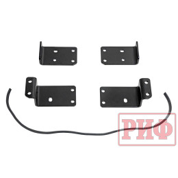 Площадка РИФ под лебёдку c защитой радиатора в штатный бампер Mitsubishi Pajero Sport 2021+ дизель