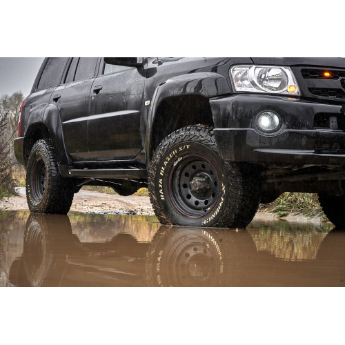 Пороги РИФ силовые Nissan Patrol Y61 2004+ (АКПП)