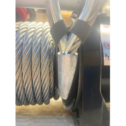 Лебёдка автомобильная электрическая 12V Magnum 12000 lbs 5443 кг стальной трос, уценённая