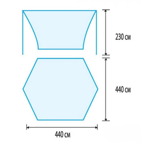 Тент Tramp Lite Tent blue, синий