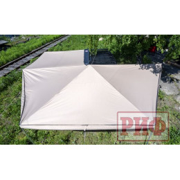 Маркиза автомобильная РИФ комбинированная (прямоугольная с веерной частью) 2.5х3.0м (левая)