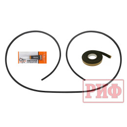 Багажник экспедиционный (платформа) алюминиевый РИФ 1250x2080 мм для Toyota Land Cruiser 80 (с крепежом)