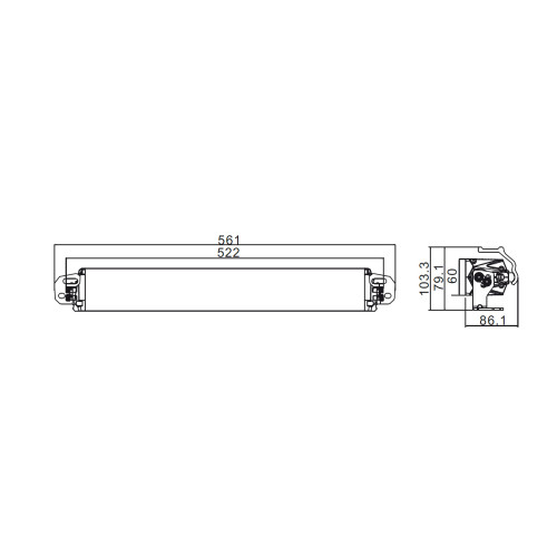 Фара дальнего света РИФ 150W LED