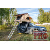 Палатка на крышу автомобиля РИФ Soft RT01-140, тент песочный, корпус черный, 240х140х130 см