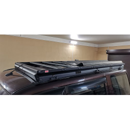 Багажник экспедиционный (платформа) алюминиевый РИФ 1250x2080 мм для УАЗ Патриот (с крепежом)