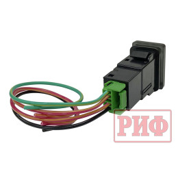 Кнопка ВКЛ/ВЫКЛ, голубой, универсальная TOYOTA 32x22