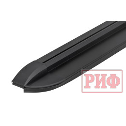 Крышка кузова РИФ для Dongfeng DF6, роллета раздвижная 1511х1570 мм, алюминиевая, черная