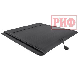 Крышка кузова РИФ для Dongfeng DF6, роллета раздвижная 1511х1570 мм, алюминиевая, черная