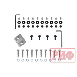 Крышка кузова РИФ для Dongfeng DF6, роллета раздвижная 1511х1570 мм, алюминиевая, черная