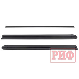 Крышка кузова РИФ для Dongfeng DF6, роллета раздвижная 1511х1570 мм, алюминиевая, черная