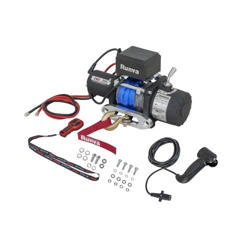 Лебёдка автомобильная электрическая 12V Runva EWX5000SR 2268 кг (синтетический трос)