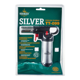 Резак газовый TOURIST SILVER с пьезоподжигом и возможностью перезаправки