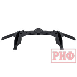 Бампер задний силовой/защита штатного бампера РИФ Renault Duster 2021+ c квадратом под фаркоп