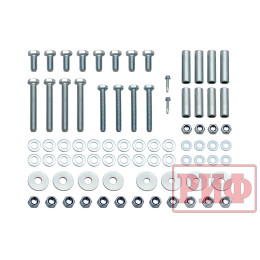 Бампер задний силовой/защита штатного бампера РИФ Renault Duster 2021+ c квадратом под фаркоп