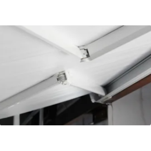 Маркиза автомобильная РИФ 2,5х2,0 м кассетная, привод механический, ручной, корпус белый