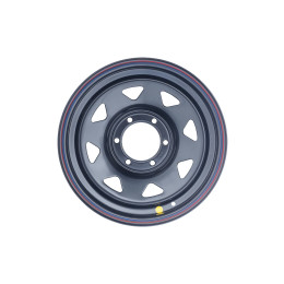 Диск усиленный стальной черный 6x139,7 8xR16 d110 ET+10 (треугольник мелкий)