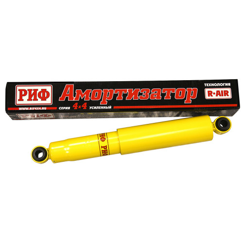 Амортизатор усиленный РИФ задний Toyota Hilux 2005-2014, LC 60-70 (рессорная подвеска), Sollers ST6, Jac T6 лифт 45 мм, Jac T9 штатный (уценка)