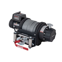 Лебёдка электрическая 12V Runva 25000 lbs влагозащищенная, стальной трос