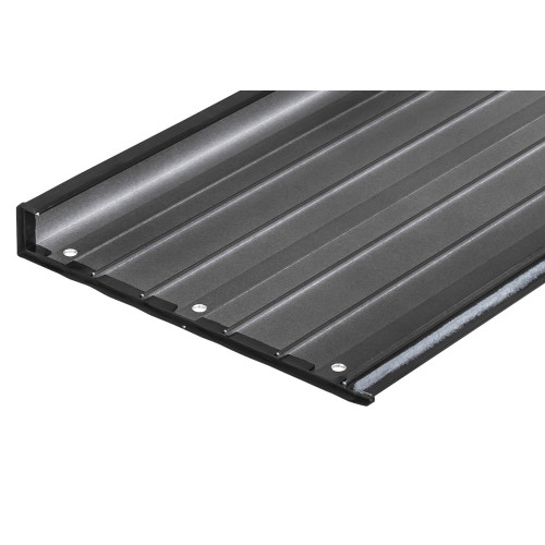 Крышка кузова РИФ для Great Wall Poer KingKong, роллета раздвижная, алюминиевая, черная