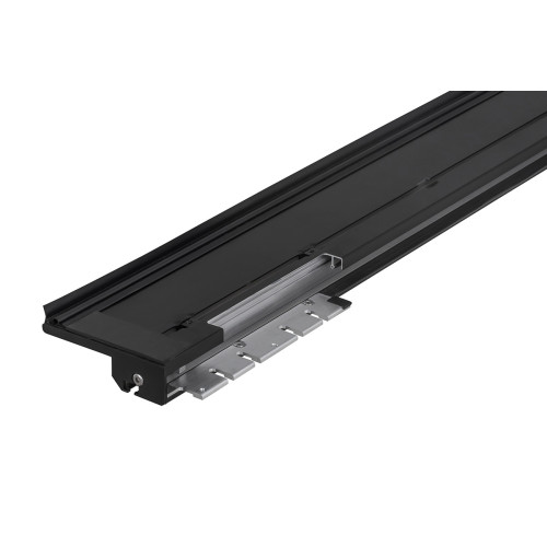 Крышка кузова РИФ для Great Wall Poer KingKong, роллета раздвижная, алюминиевая, черная