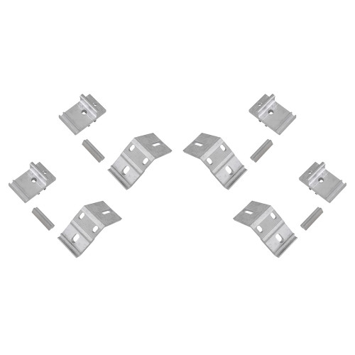 Крышка кузова РИФ для Great Wall Poer KingKong, роллета раздвижная, алюминиевая, черная