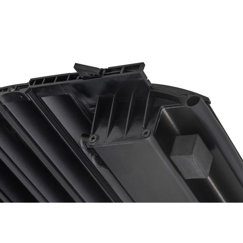 Крышка кузова РИФ для Great Wall Poer KingKong, роллета раздвижная, алюминиевая, черная